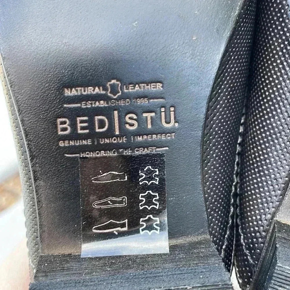 BED STU Brenda Mules Graphito Rustic - Picture 7 of 8